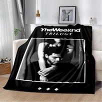 3D THE WEEKND,XO Alternative R&B Abel Tesfaye Flannel Blanket,Soft Throw Blanket for Home Bedroom Bed Sofa Travel Cover Kid Gift Size: 75*100cm, Weight: 230 GSM