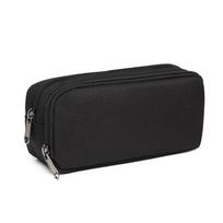 Large Capacity Students Pencil Case Wear-resistant Stationery Organizer Portable Pen Bag  Gifts juoda