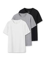 Top Ten Unisex) Cotton Basic Short Sleeve T-Shirt 3Pack_Msf5Ts3001 Bbb/80