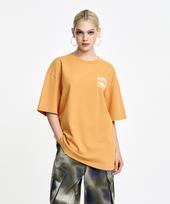 Supra Garment Dyed Graphic Short Sleeve T-Shirt (Orange) Cgd/S