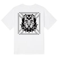 Khan 6312 Ktw0114 Pitbull Short Sleeve T-Shirt - White White/S