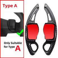 Paddle shifter for VW Golf 5 MK5 GOLF 6 MK6 gti Steering Wheel Paddle Shift Carbon Sticker Accessories For Type A Carbon