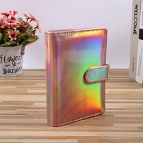 Custom A5/A6 Loose-leaf Binding Budget Binder Laser Holographic Notebook Planner Organizer 6-Hole Budgeting Binder (as the picture,190*132cm&A6)