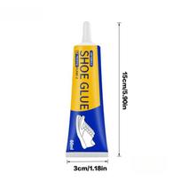 1Pc Shoe Glue Super Strong DIY Repair Universal Waterproof Shoe Sealer Sneaker Boot Leather Quick Repair Convenient (as the picture,15x3cm)