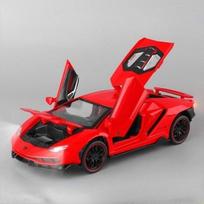 1 /24 Simulated Lamborghini 770 Alloy Simulation Car Model Children 'S Acousto -Optic Return Sports Car Toy Model Car Fashion Toys