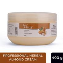 Olivia Almond Herbal Facial Massage Cream 400g smėlis