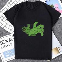 Pepe Sad Frog Emote Graphic Printed Unisex T Shirt Streetwear Hipster Harajuku Style Women Tshirt Loose Casual Fashion Soft Unisex Tee L