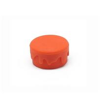 Silikoninis butelio kamštelis, vyno kamštis, silikoninis butelio kamštis, alaus kamštelis, minkštas guminis dangtelis 3.3*1.7cm oranžinė
