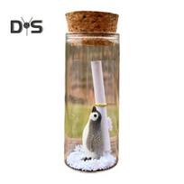 Pingvino laiškas butelyje dovana romantiškas ranka rašytas laiškas snaigės pingvinas stikliniame butelyje Motinos dienos jubiliejaus Valentino dienos dovana Penguin