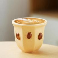 180 ml keraminė kavos puodelis, rankinis latte art espreso puodelis, Vidurio Rytų stiliaus espreso puodelis, namų kavos arbatos puodelis, dovana kavos mėgėjui beige