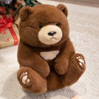 New Yaya Bear Doll Teddy Bear Plush Toy Bear Doll Children's Soothing Doll Birthday Gift 28cm