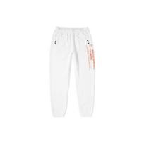 Adidas Originals SS23 Letter Print Elastic Cuff Long Casual Pants Men Bottoms White DM9857 XL