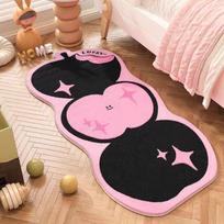 Cartoon Bedroom Bedside Carpet Bedside Carpet Living Room Sofa Coffee Table Long Carpet 40 * 60cm