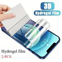 2 vnt. Hidrogelio plėvelė Ekrano apsauga iPhone 17 16 15 14 13 12 11 Pro Max X XS XR 14/15/16Plus Pilnas padengimas Minkšta plėvelė For iPhone 15 Plus balta