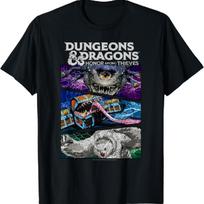Dungeons & Dragons Honor Among Thieves Monster Panel Stack T-Shirt S juoda