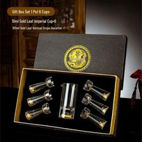 Chinese Glass Baijiu Decanter and Cup Gift Set