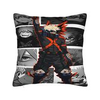 Anime K-Katsuki B-Bakugo Pillow Cover  Soft Cushion Cover Morden Pillow Case For Living Room Sofa 12x12Inch