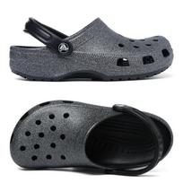 Crocs Kids Adult Classic Glitter Clog K 206993 001 blacks/200