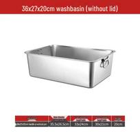 Handun Stainless Steel Food Pan with Lid and Handle