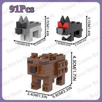MOOXI 99 Nights In Forest Silent Hill MOC Horror Game Figures Building Blocks Set Toys For Children Adult Gift Compatible Bricks
