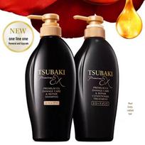 Shiseido Tsubaki Juodas Šampūnas ir Kondicionierius Giliam Maitinimui ir Atstatymui Shampoo 450ml