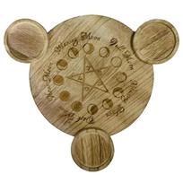 Room Art Decorations Crafts Ornament Candlestick Astrology Pentagram Candle Plate Decor Home Meditation Candle Holder 1