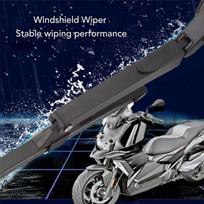 Atsparus vandeniui universalus 170 laipsnių valytuvas motociklui, motociklo priekinio stiklo valytuvas elektriniam juoda