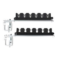 Truck Bed Fishing Rod Holder 4/6 Rod Aluminum Alloys Clamps on Fishing Rod Stand Efficient Truck Accessory Enduring