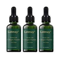 Lotmay Stem Cell Collagen Peptide Oral Drops, Hydrolyzed Liquid Collagen Peptides for Lift & Firm Skin & Reduce Wrinkle