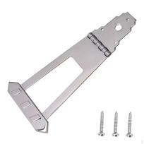 Guitar Bridge Tailpiece Electric Bass Jazz Trapezoidal sidabras