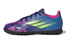 Adidas Messi.4 K Fabric Slip Resistant Abrasion Resistant Low top Kids' Soccer Shoes Red Blue Kids' FY6911 38