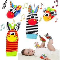 Baby Rattle Socks Wrist Rattles Foot Finder Socks Set,acsergery Baby Rattle Toys