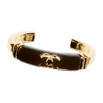 CHANEL CC Logo Classic Double C Metal Bracelet Women’s Gold auksas