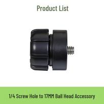 Universal VESA Mount Adapter for Portable 16  to 17.3  Monitors with 75mm/100mm Hole Spacing