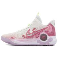 Nike KD Trey 5 IX Instant Kill Shadow Cushioning Slip Resistant Mid top Vintage Basketball Shoes Men's Pink White DJ6922-100(Team1310-) 42
