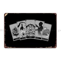 DORA Tin Sign Phasmophobia Tarot Cards Metal Plaque Designing Designing Customize Create Kitchen Tin Sign Poster 20x30cm（7.8x11.8inch）