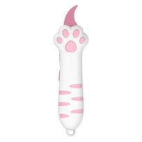 Creative Cat Paw Box Cutter Retractable Cat Claw Knife Cute Cat Box Paper Cutter for Easy Paper and Box Cutting Gift Open Paper rožinė