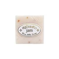 Tailandas JAM Ryžių Muilas: Rankų darbo šalto proceso veido valymo ir makiažo valiklio muilas, 65g white