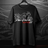 Iliustracija „Triumph Daytona Super III 1993-1996“ gerbėjams - Motociklo marškinėliai S black