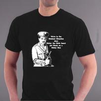 Blackadder Clucking Bell Sticky Bun BOB? T-shirt World War I  Sillytees XXL