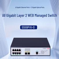 H3C S5008PV6-EI 8-Port Managed Gigabit Ethernet Switch