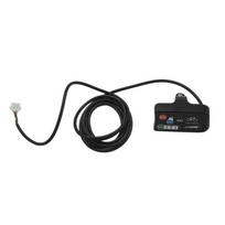 Mountain Bike Electric Assist Conversion With Display For Ebike Riders black