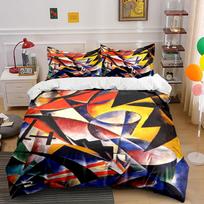 Abstract geometric shapes pattern. Bedding sets Duvet cover sets Duvet covers Pillowcases(1*Duvet Cover 2*Pillowcases without duvet insert) 135x200cm