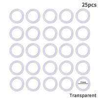 25Pcs Plastic Ring Binder Diy Albums Loose-Leaf Book Hoop Opening Binding Supply gryna