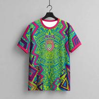 Aztec Totem 3D Printed T-shirt Mexico Football Training Short Sleeve Top Men's Casual Fashion Round Neck Fan Sports Shirts 6XL