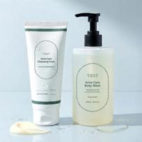 Tiest Acne Care Cleansing Foam 180mL + Body Wash 500mL
