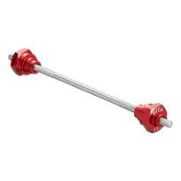 12/15/20mm Bicycle Truing Stand Thru Axle-Adapter Stainless Steel Rod Bicycle Front Wheel Hub Adapter for Wheel Truing Stands