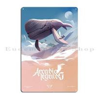 Skies Of Arcadia Remix Metal Sign Poster Kitchen Decoration Kitchen Wall Cave Character Tin Sign Poster 20x30cm（7.8x11.8inch）