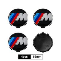 4pcs/SET 56MM Car Wheel Center Hub Center Cap Rim Hub Dustproof Cover Emblemem for Bmw M M4 M5 M6 F20 F30 G20 F31 F34 F10 G30 F11 X3 F25 M
