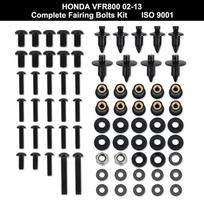 Fit For Honda VFR800 VFR 800 2002-2013 Complete Full Fairing Bolts Kit Fairing Clips Speed Nus Screws Motorcycle Stainless Steel juoda